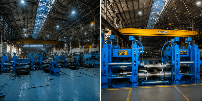 9 (5 NOS 3 HIGH AND 4 NOS 2 HIGH) STAND Hot Rolling Mill